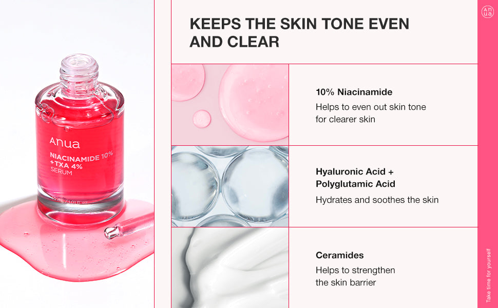 ANUA - NIACINAMIDE 10% + TXA 4% SERUM 30ml ANUA