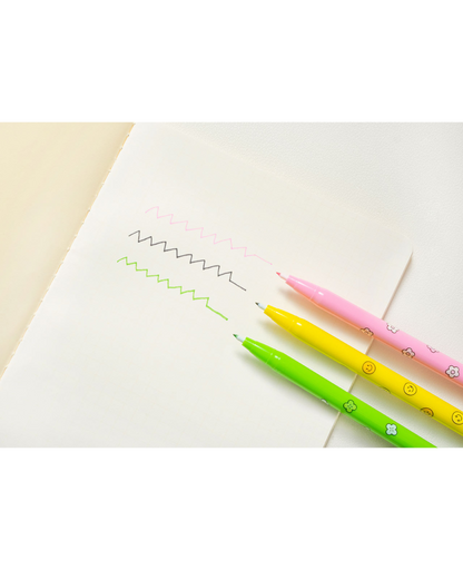 KAKAO FRIENDS Color Pop Monami Plus Pen 3000 Set