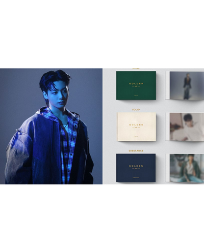 JUNGKOOK Golden Album, various versions