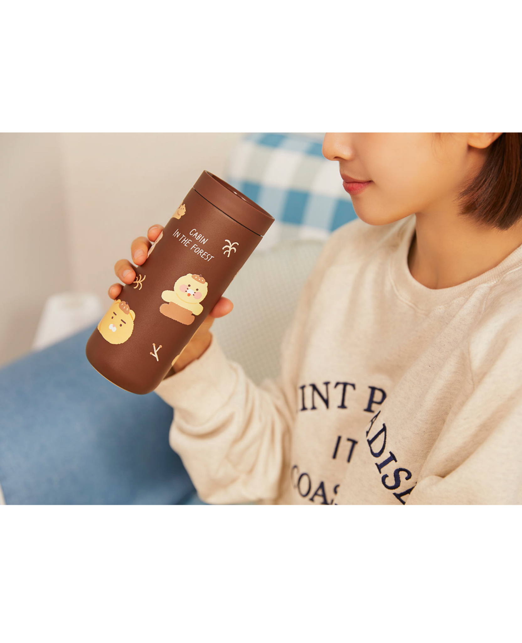 CHOONSIK - Cabin in the Forest Stainless Tumbler KAKAO FRIENDS