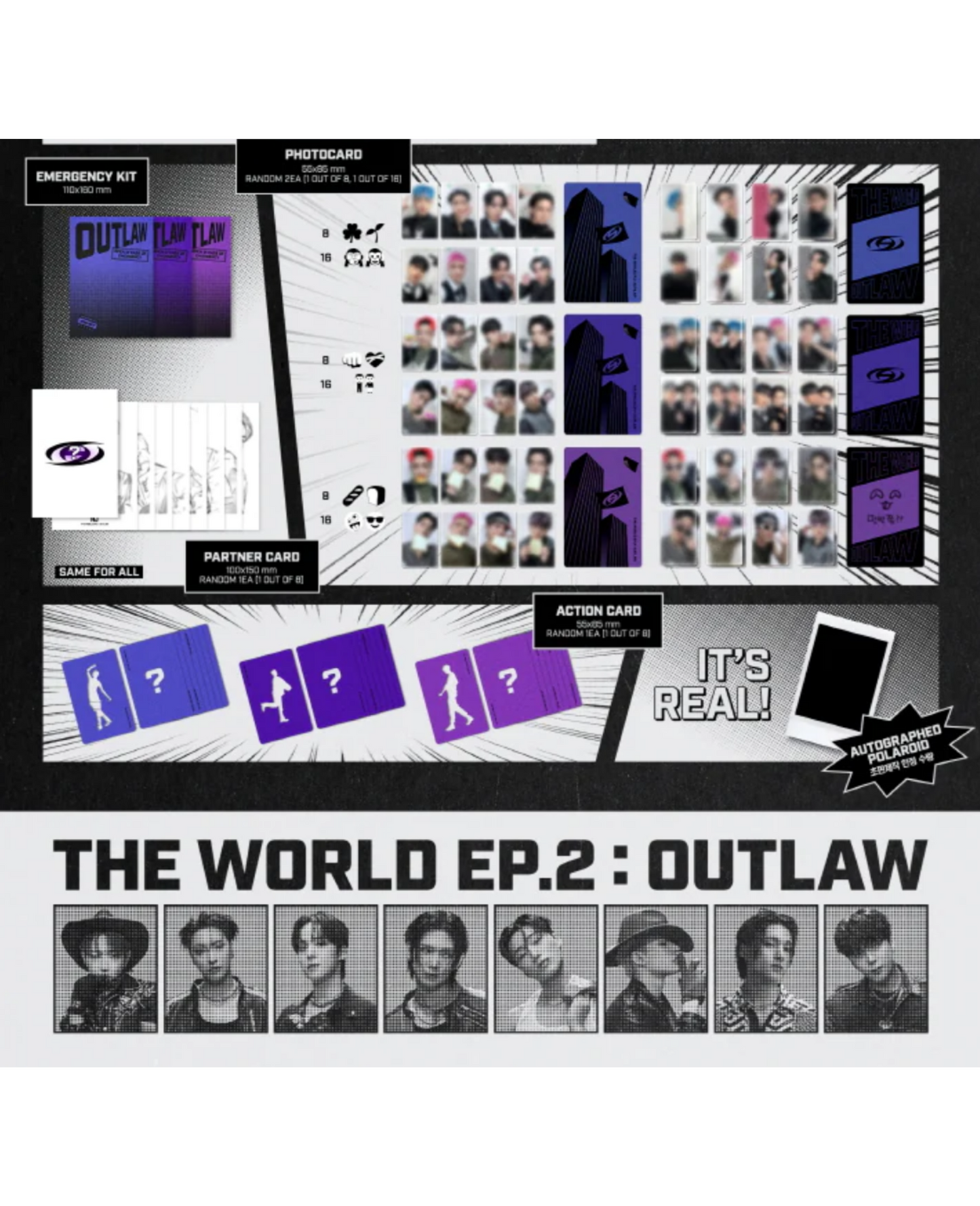 ATEEZ - THE WORLD EP.2 : OUTLAW (Diary/Z/A Ver.) Ateez