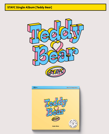 STAYC - 4th Single Album - TEDDY BEAR (Digipack Ver.) STAYC