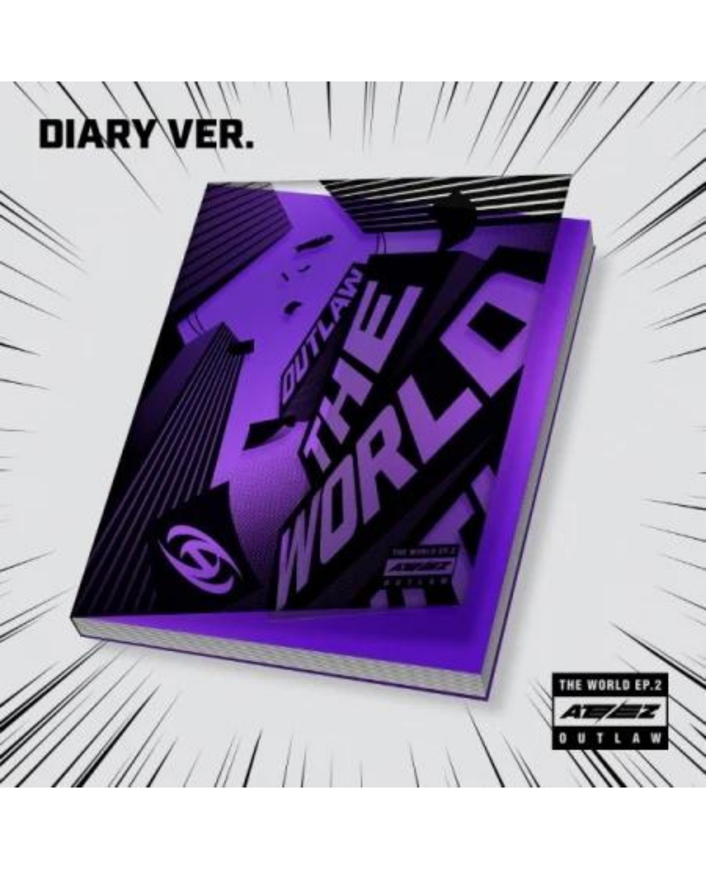 ATEEZ - THE WORLD EP.2 : OUTLAW (Diary/Z/A Ver.) Ateez