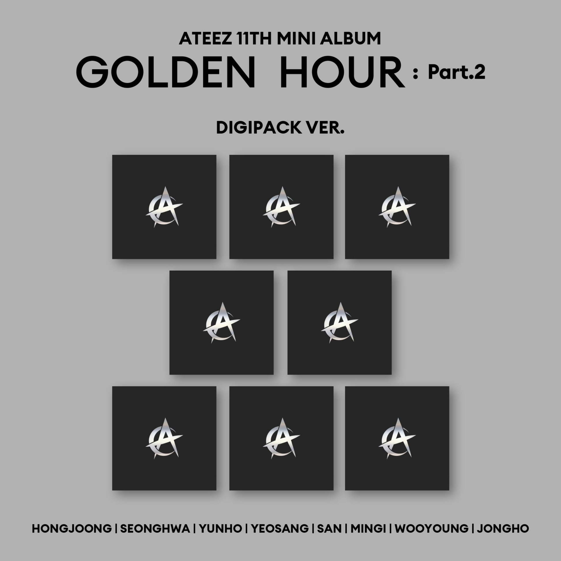 ATEEZ - GOLDEN HOUR : Part.2 Digipack ATEEZ