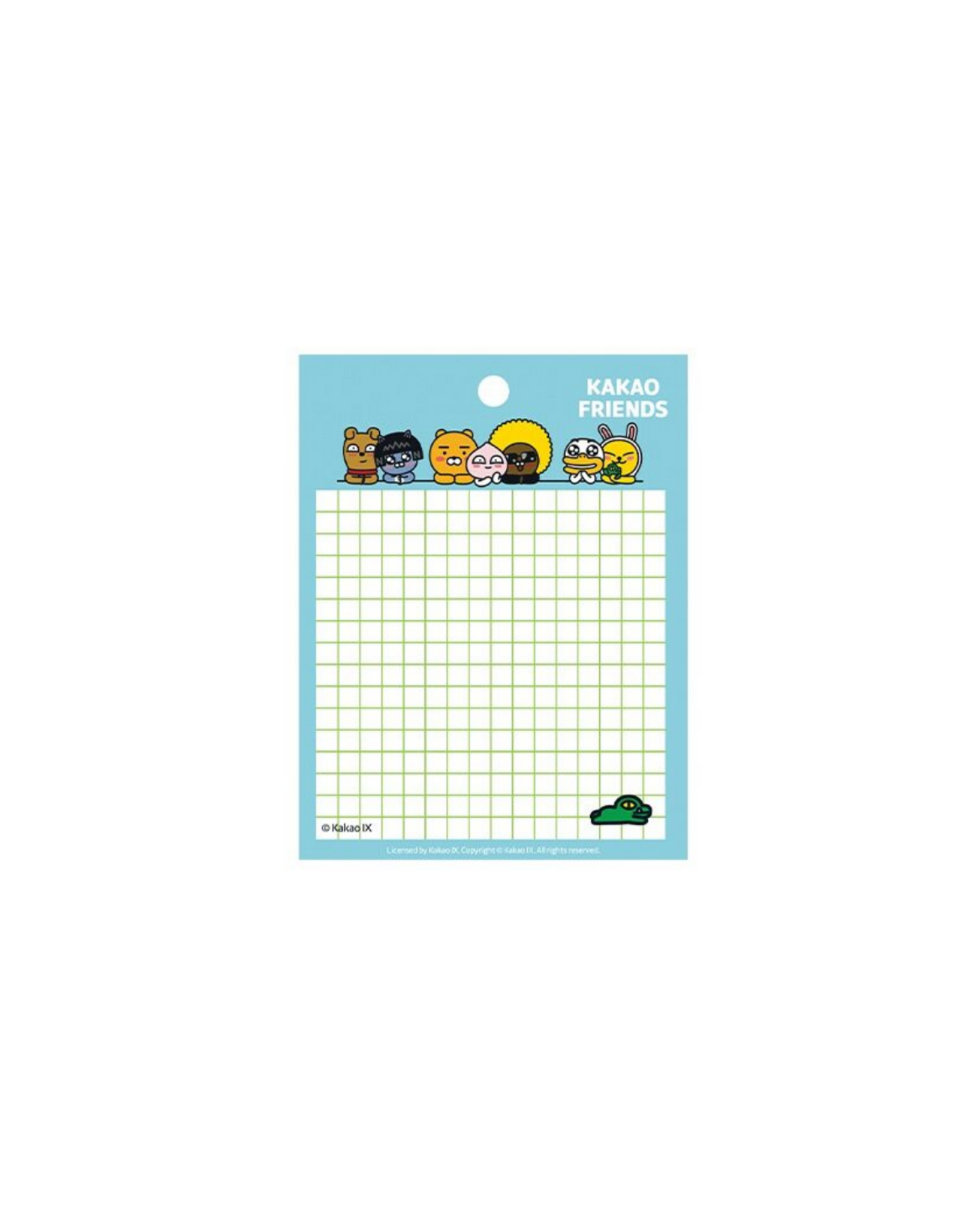 KAKAO FRIENDS -  Memo Pads checkered (Different Designs)