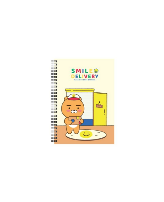 KAKAO FRIENDS - Smile Delivery Spiral Notebook B5 (Different Designs)