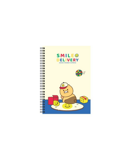 KAKAO FRIENDS - Smile Delivery Spiral Notebook B5 (Different Designs)