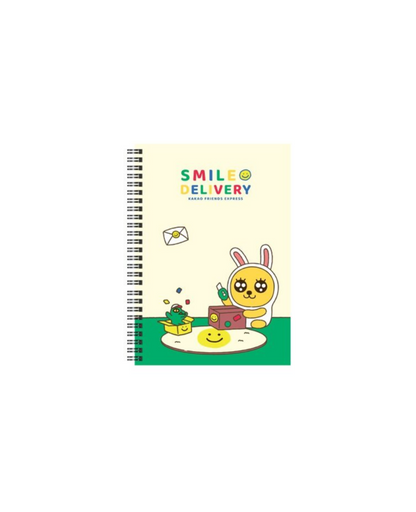 KAKAO FRIENDS - Smile Delivery Spiral Notebook B5 (Different Designs)