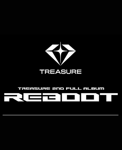 TREASURE - 2ND FULL ALBUM - REBOOT (DIGIPACK VER.) First print POB - Kostenlose Selfie Card TREASURE