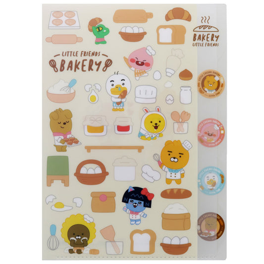 KAKAO FRIENDS - Clearfile 5P "Bakery 2" KAKAO FRIENDS