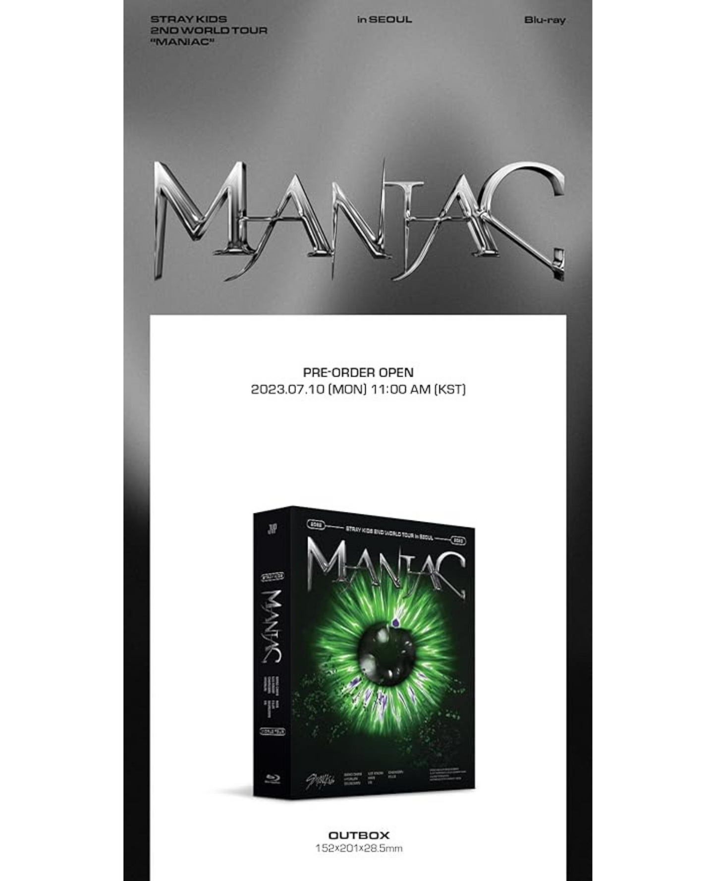 STRAY KIDS - 2ème tournée mondiale « MANIAC » à Séoul (Blu-ray)