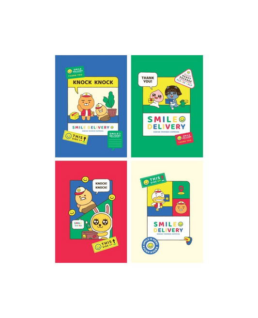KAKAO FRIENDS - Smile Delivery Notebook A5 (Different Designs)