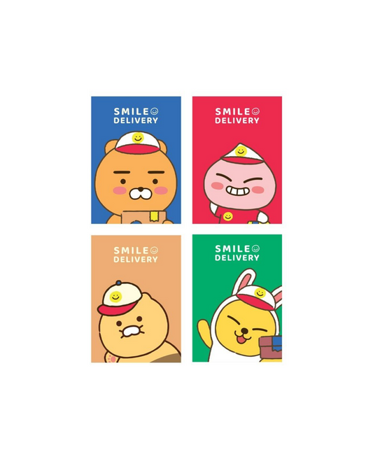 KAKAO FRIENDS - Smile Delivery Notebook A6 (Different Designs)