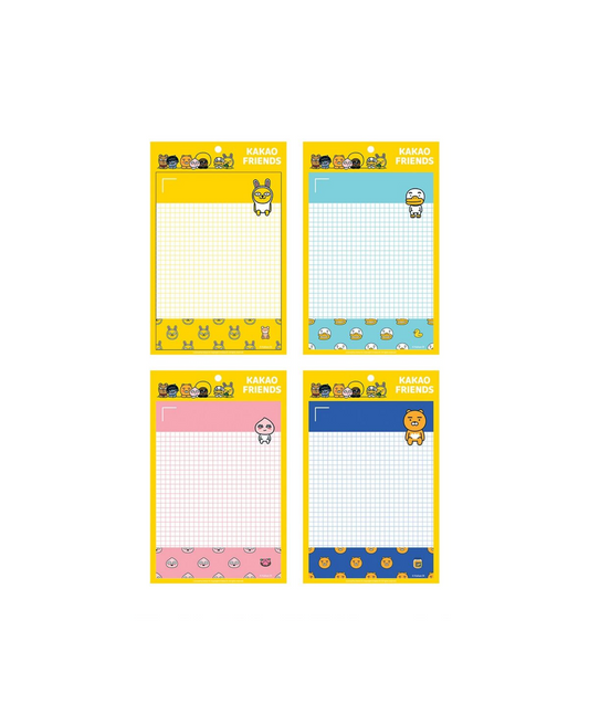 KAKAO FRIENDS -  Memo Pads A5 checkered (Different Designs)