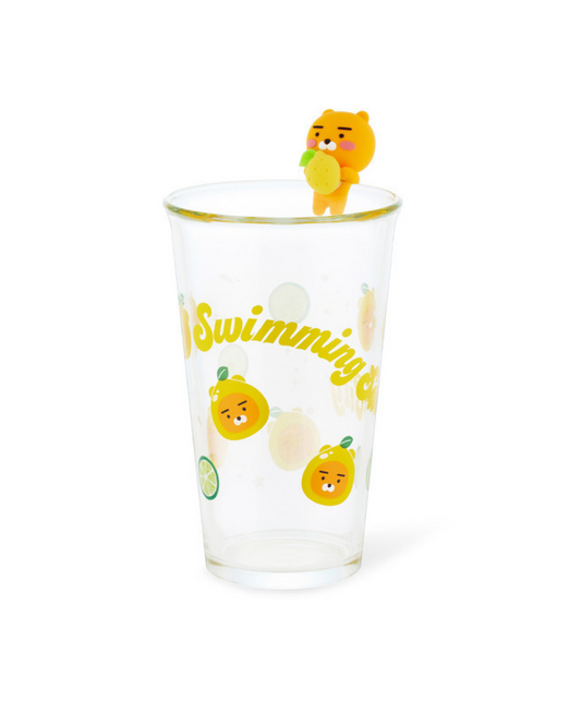 RYAN - Soda City Lemon Figure Glass Cup Set KAKAO FRIENDS