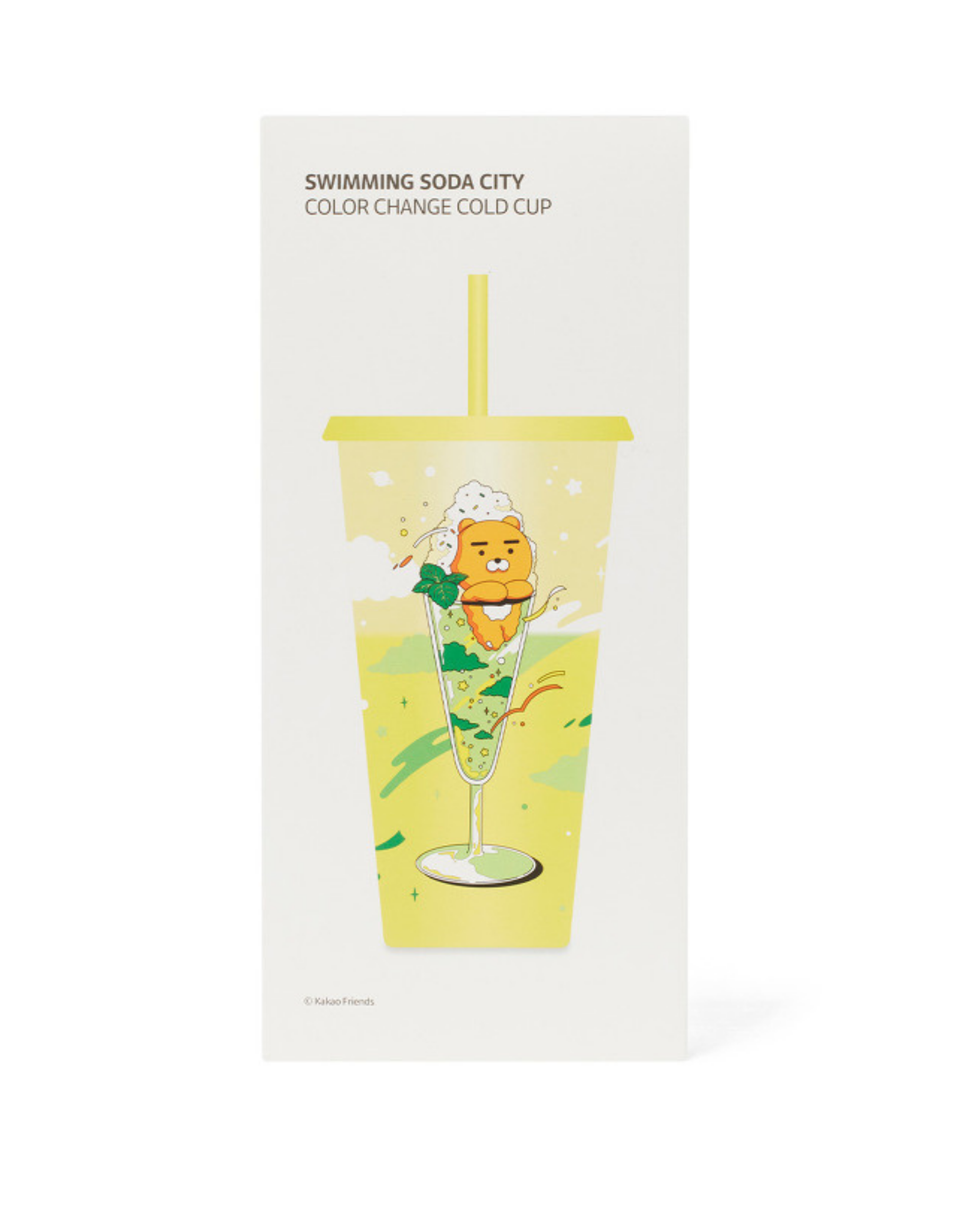 RYAN - Soda City Cold Drink Cup Color Changing KAKAO FRIENDS