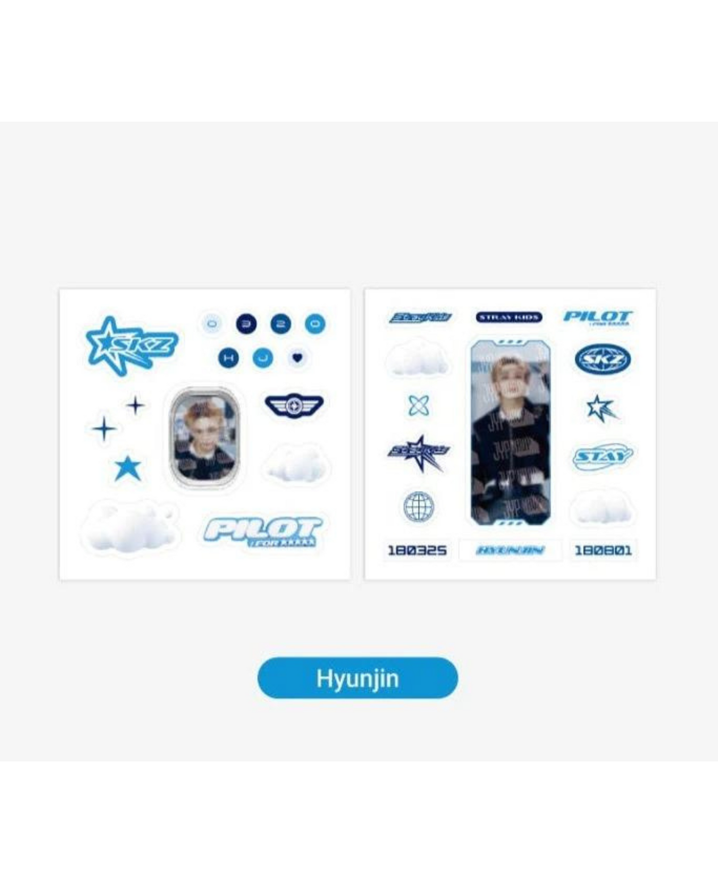 STRAY KIDS - Ensemble d'autocollants pour téléphone JYP Store