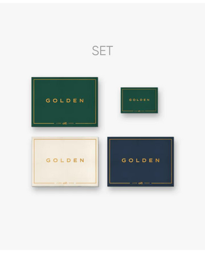 JUNGKOOK Golden Album, various versions