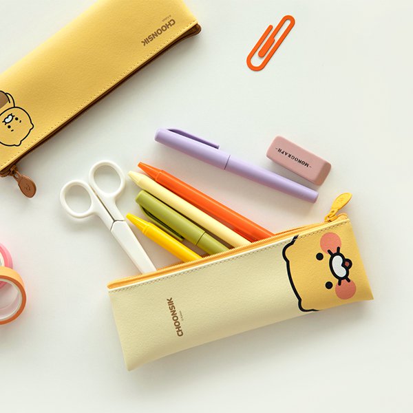 Choonsik Mini Flat Pencil Case Face KakaoFriends