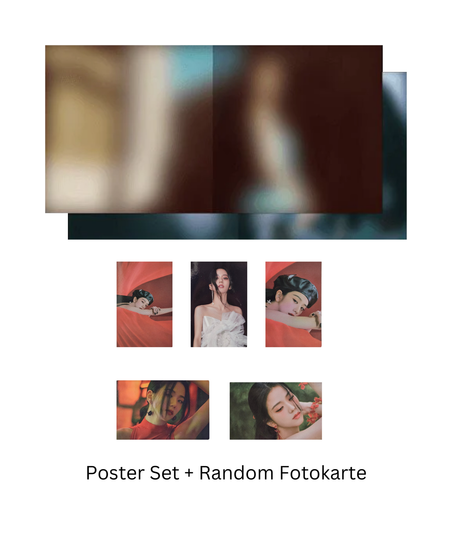 JISOO - ME Photocard and Folded Poster Set