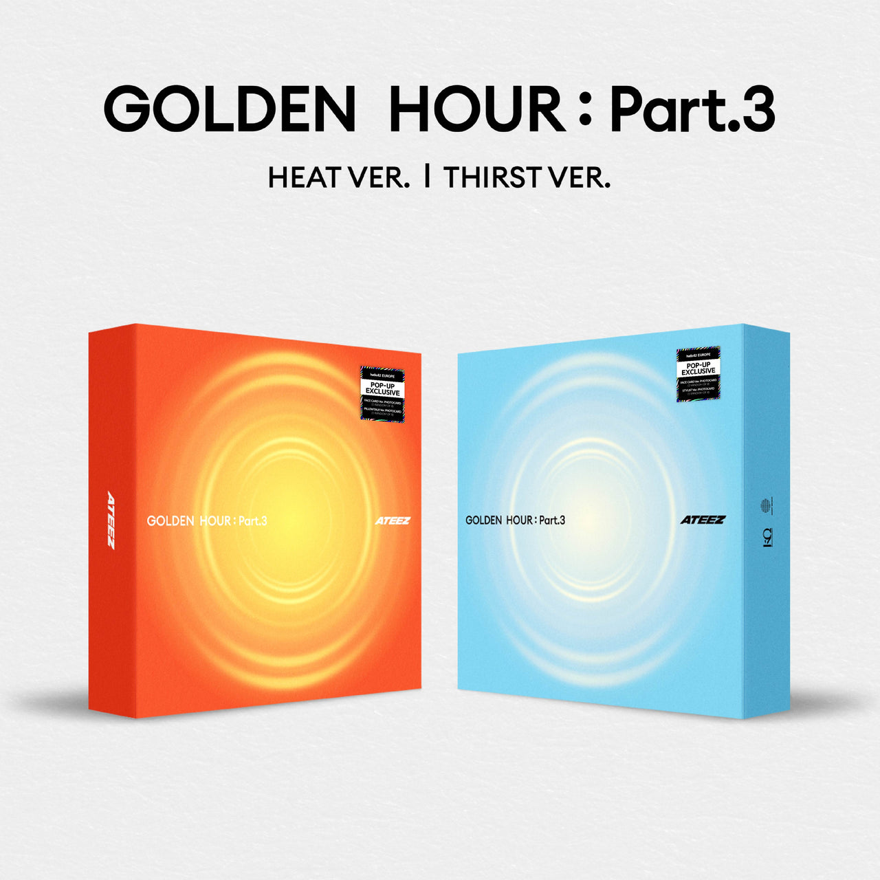 [PREORDER] ATEEZ - GOLDEN HOUR : PART.3 (12TH MINI ALBUM) [HELLO82 EUROPE POP-UP EXCLUSIVE]